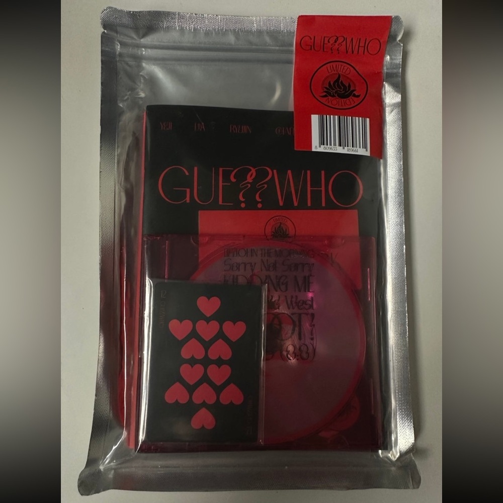 NEW SEALED ITZY Guess Who Limited Album Mafia in the morning